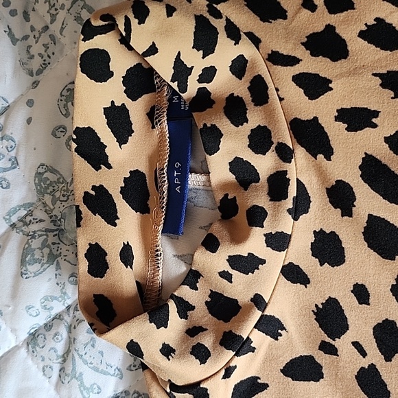 NWOT Apt. 9 Cheetah print dress - Picture 5 of 6